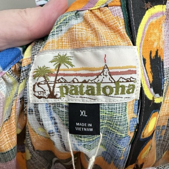 NEW PATAGONIA PATALOHA DRESS milkweed maeve sundress island tropical XL 14 - Picture 7 of 8